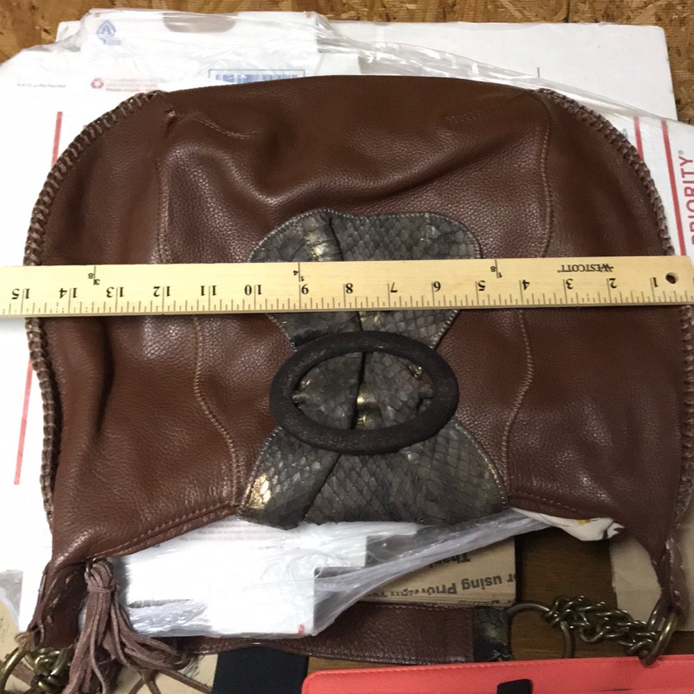 Chi Genuine Snakeskin and Leather Purse [258] - Picture 9 of 10